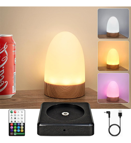 Lámpara De Mesa Recargable Hl Para Mesita De Noche En Dormit