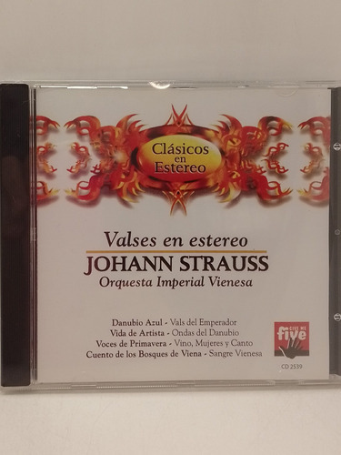 Johann Strauss Valses En Estereo Cd Nuevo 