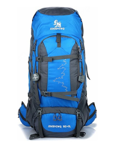 Mochila Trekking 80+5 Litros Impermeable Mochilas Camping