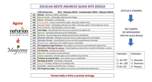 10 Shampoo E 10 Máscara Misto Maycrene