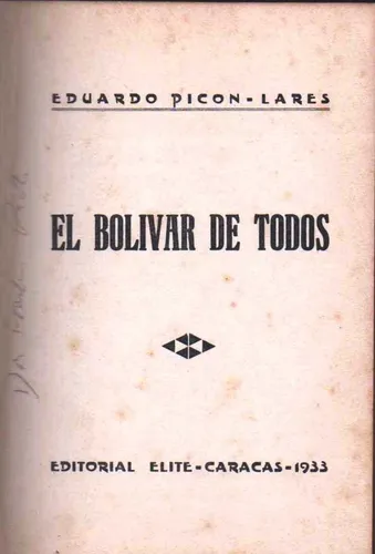 El Bolivar De Todos (Usado)