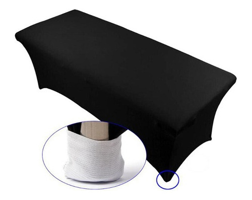 Mantel Elástico De Licra Rectangular, Cubierta De Mesa