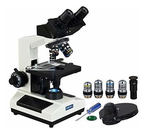 Omax 40x-2000x Binocular Microscopio Compuesto Led Con El Ki