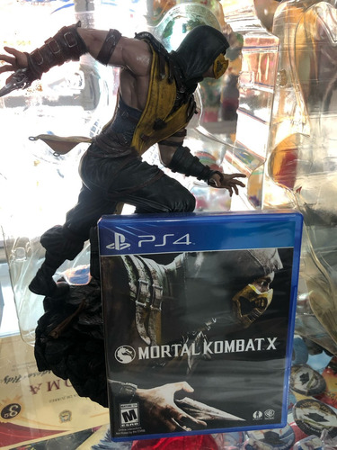 Mortal Kombat X Kollectors Edition Scorpion Estatua (Usado)