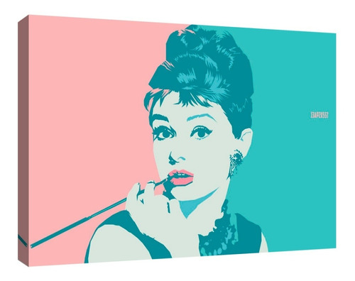 Cuadro Decorativo Canvas Moderno Audrey Hepburn 19