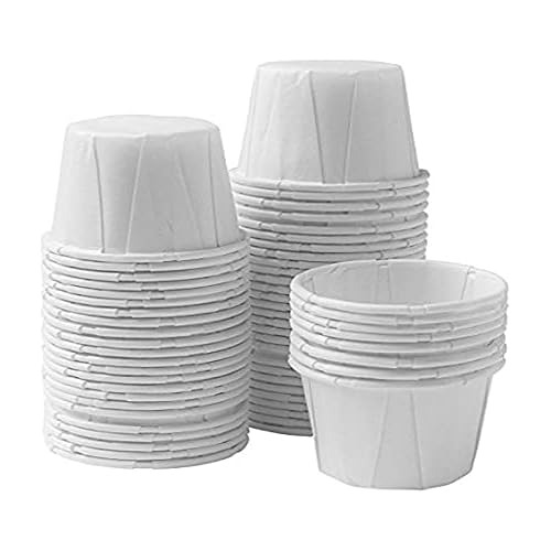Disposable Paper Souffle Medicine Cups 1 Ounce [pack Of...