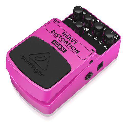 Pedal de efecto Behringer Heavy Distortion HD300 rosa