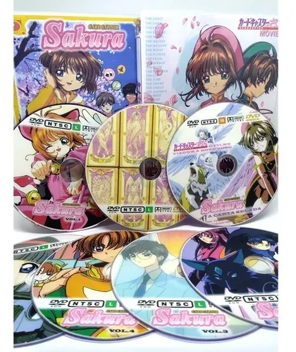 Box Dvd Anime Sakura Card Captor Dublado + Filmes