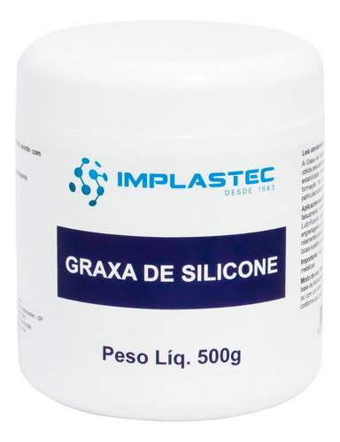 Graxa De Silicone Implastec Pote 500g