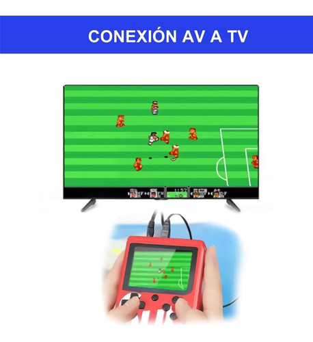 Consola De Videojuegos Portátil C/400 Juegos Y Pantalla 3 In