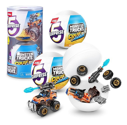 Monster Truck Zuru Color Change. 7 Modelos Coleccionables Monster Truck Varios