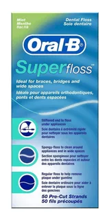 Hilo Dental Precortado Super Floss Mint Oral-b (pack De 3)