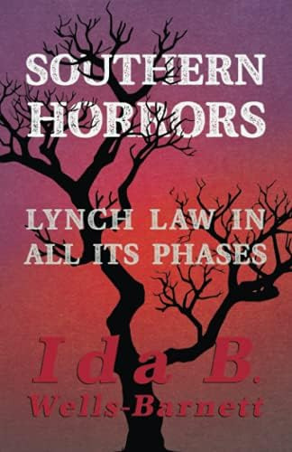Libro Southern Horrors - Lynch Law In All Its Phases-inglés