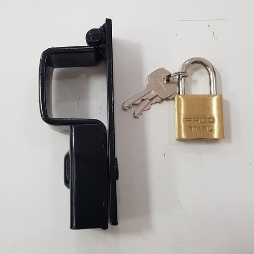 Trava Portao Cadeado C/ Cadeado Pado N.03 Med: 3,5cmx5,0cm