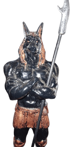 Estatua Anubis - Dios Egipcio 26 Cm Guardián De Las Tumbas