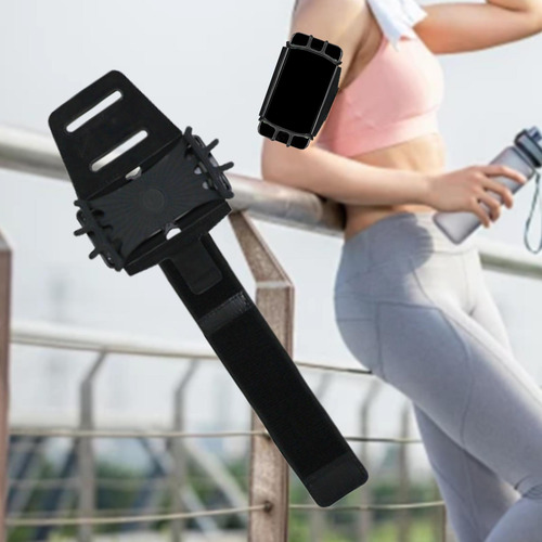 Running Phone Armband A Prueba De Sudor Se Negro 35x12cm