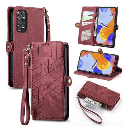 Funda De Piel Tipo Cartera Con Ranura Para Teléfono Redmi 9i 9a 9c Nfc