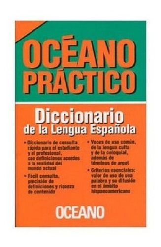 Diccionario Oceano Practico De La Lengua Española (escolar)