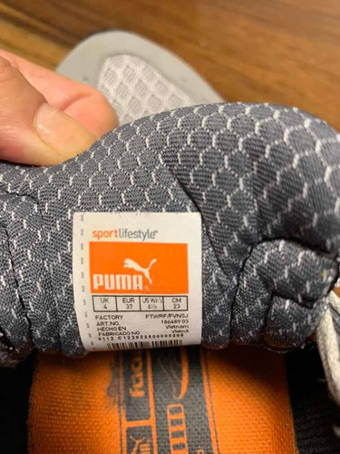 Zapatillas Puma Faas 500 Color Gris 36,5 Plantilla 23cms