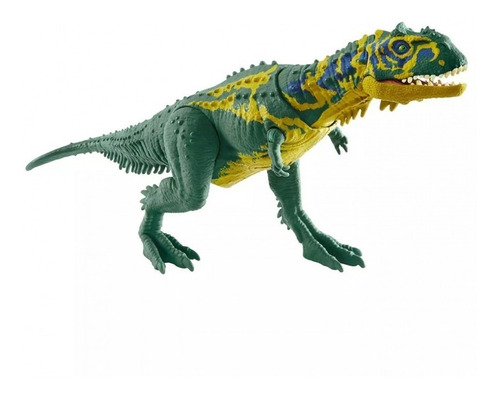 Imagem 1 de 9 de Dinossauro Majungasaurus Com Som Jurassic World Mattel Gmc95