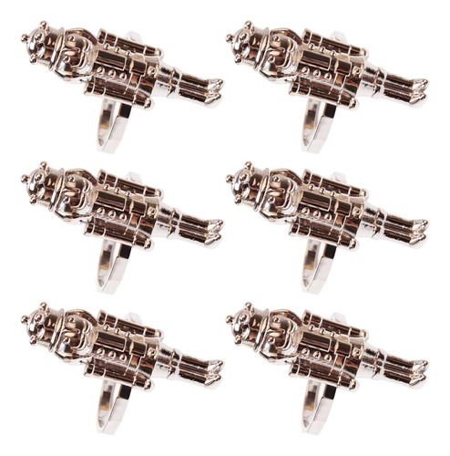 Juego De 6 Servilleteros Cascanueces Navidad Metal Para Cena