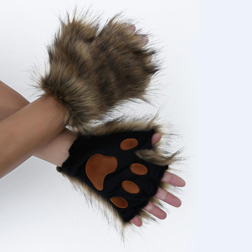 Juego De Guantes Y Orejas Con Clip De Cola, Favores De
