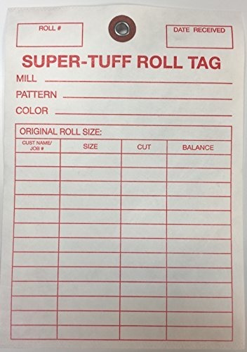 Ttuff1 Super-tuff Alfombras Rollo De Etiquetas De Inventario