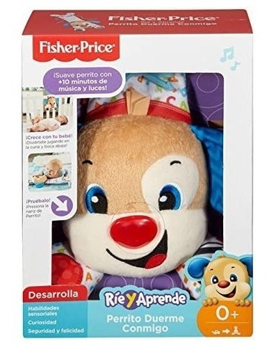 Perrito Duerme Conmigo Fisher Price Rie Y Aprende Luz Sonido