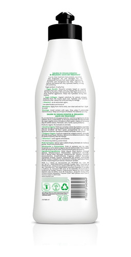 Tratamiento Recamier Salon In Vengan Keratin Colágeno 500 Ml