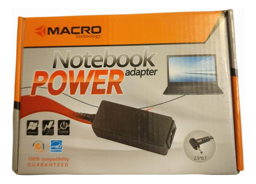 Cargador De Notebook Asus 19v 2.1a Punta Fina 2.5*0.7