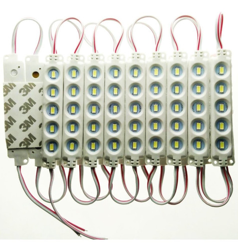 10 Modulos 5led 5730  12v Ultrabrillantes Ip65 Spuer Potente