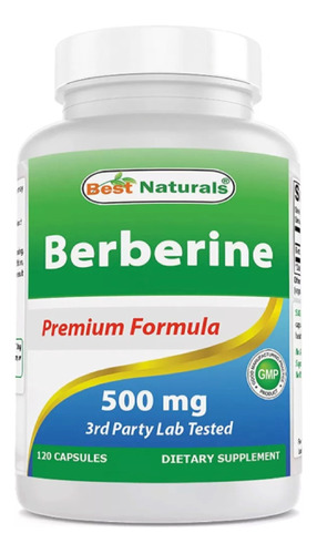 Berberina 500mg Corazón Fuerte Salud Completa 120 Americano