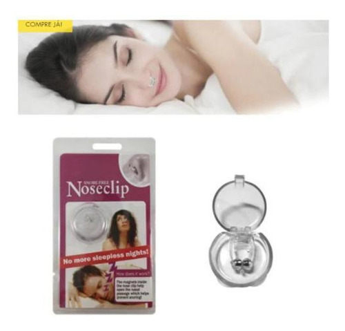 Aparelho Dispositivo Nasal Anti-ronco Magnético Apneia Clip