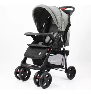 Cochecito de paseo Rainbow Dinamic travel system gris con chasis color negro