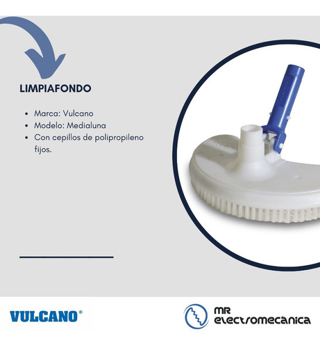 Imagen 6 de 10 de Kit Limpieza Vulcano Pileta Hormigón / Fibra Vidrio