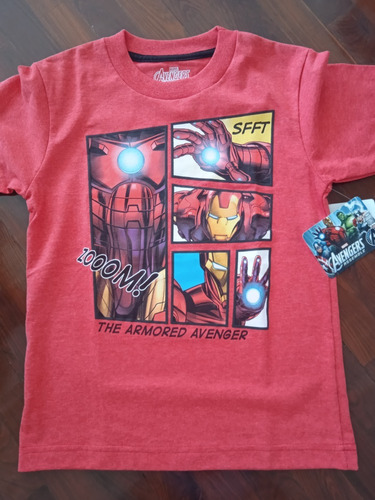 Franela Avengers De Marvel, Talla 8