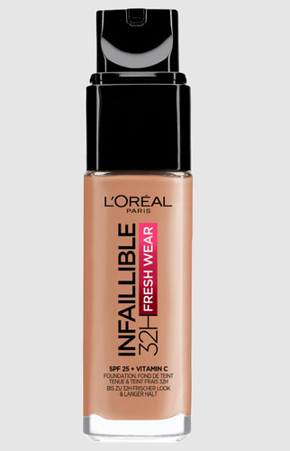 Base de maquillaje líquida L'Oréal Paris Infaillible 32H Fresh Wear Infaillible 32H Fresh Wear tono 300 ambre - 30mL 106g