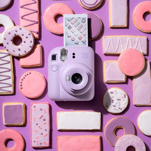 Câmera Instax Mini 12 Lilás Com Filme De 10 Poses