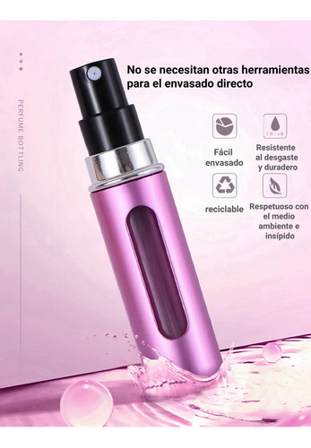 4 Mini Atomizador Para Perfume Botellas De Perfume 5ml Viaje