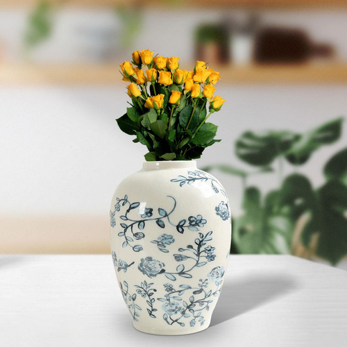 Maceta De Florero Regalo Ramo Mesa Centro De 20cmx20cmx26cm