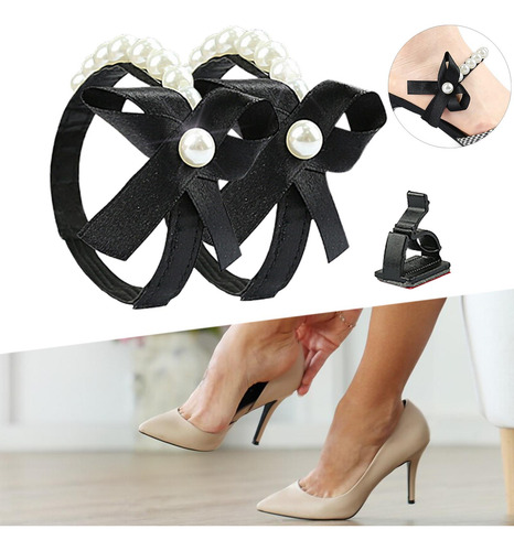 1 Par De Correas Para Zapatos De Mujer, Elásticas Y Antidesl