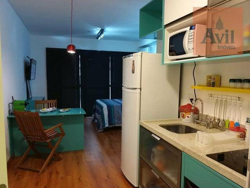 Studio Com 1 Dormitório Para Alugar, 33 M² Por R$ 2.500/mês - Santa Efigênia - São Paulo/sp - St0028