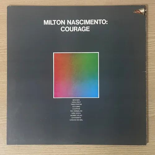 Lp Milton Nascimento Courage Vinil Import 1970 Japao Promo