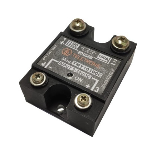Rele Ssr Mosfet Dc/dc Tm10100c 100vdc 100amp 3-32vdc Fv