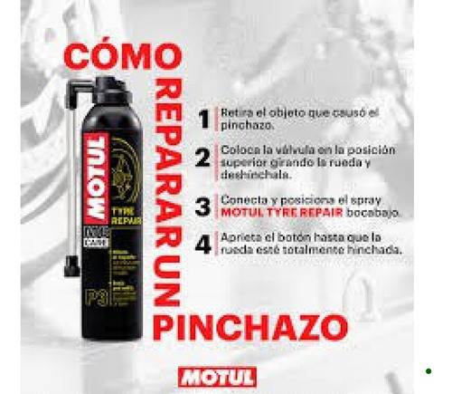 Imagen 3 de 3 de Sella Pinchazos Motul Tyre Repair 3374650239071 Moto