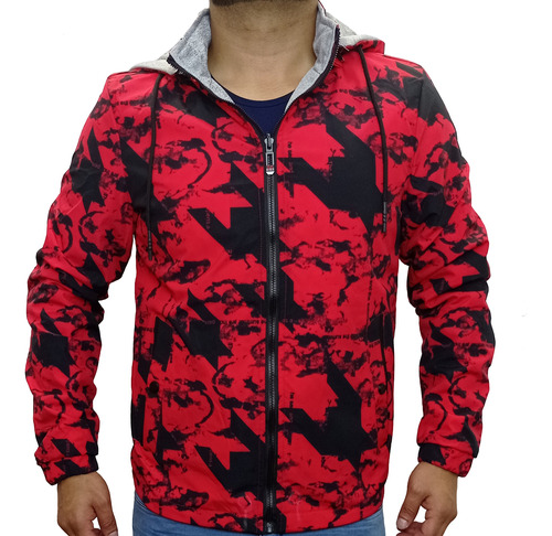 Casaca Hombre Térmica Reversible Xian - Rojo