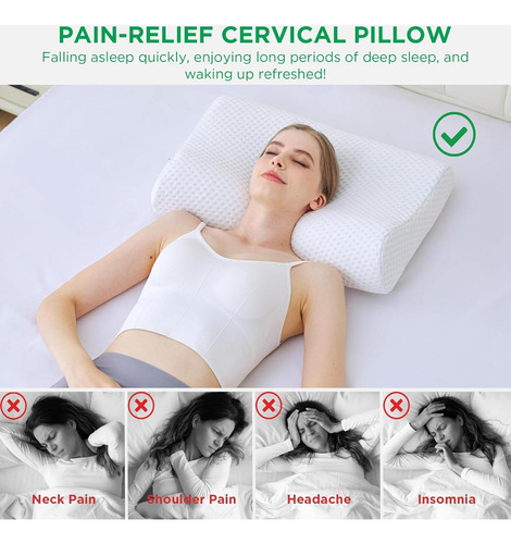 Almohada Cervical Besoft Softergo Espuma Viscoelástica
