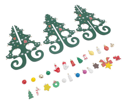 Artesanía Divertida De Madera Para Decoración De Árbol De Na