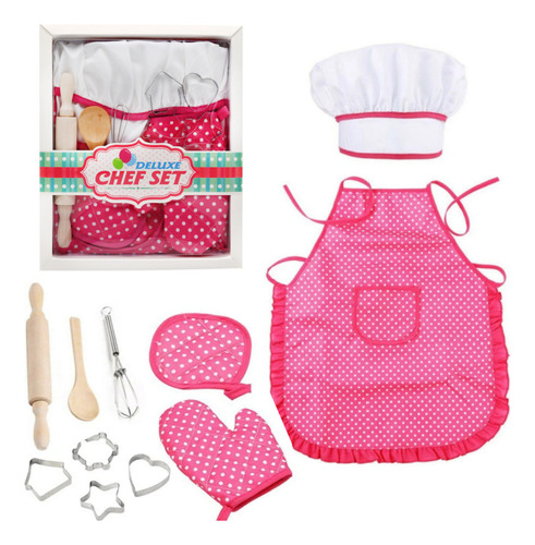 Juego De Repostería Para Niños Cooking Chef De 11 Piezas Que