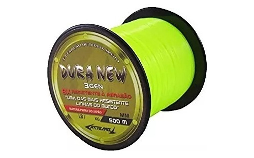 Linha Dura New 8x Yellow 0.40mm 500m Artemis 